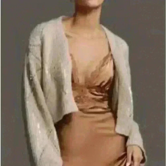 Victoria’s Secret vintage GOLD LABEL, cream, SOFT,romantic,delicate,bed jacketOS - Picture 13 of 13